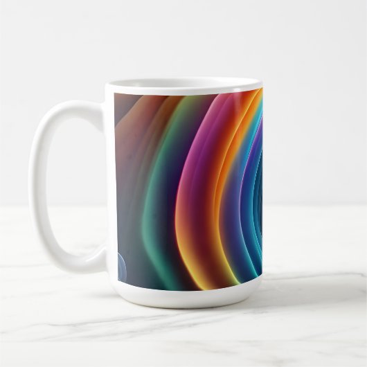 Mug Belle cascade arc-en-ciel (Gauche)
