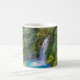 Mug Belle cascade bleue relaxante unique dans la jungl