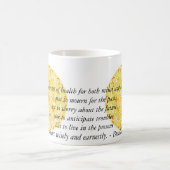 Mug Belle citation bouddhiste avec Mandela vibrant (Centre)