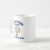 Mug Belle citation de l'arbre d'ergothérapie (Devant gauche)