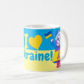 Mug Belle collecte de fonds "I Heart Ukraine" pour Ukr (Devant droit)