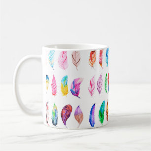 Mug Belle collection de plume d'aquarelle