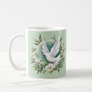 Mug Belle colombe blanche