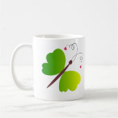 Mug Belle conception de papillons d'été (Gauche)