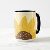 Mug Belle conception de tournesol (Devant droit)