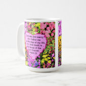 MUG BELLE CONCEPTION FLORALE PSALM 23 (Devant gauche)