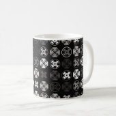 Mug Belle conception géométrique motif abstrait, art, (Devant droit)