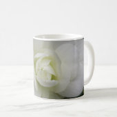 Mug Belle cotte d'oeillet blanche (Devant droit)