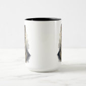 MUG BELLE COULEUR D'EAU ALLEMANDE FLEURS DE CHIENS SHE (Centre)