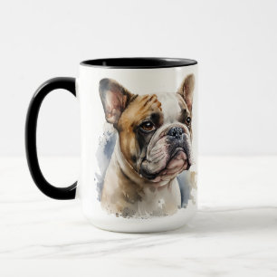 MUG BELLE COULEUR D'EAU CHIEN FRANÇAIS BULLDOG