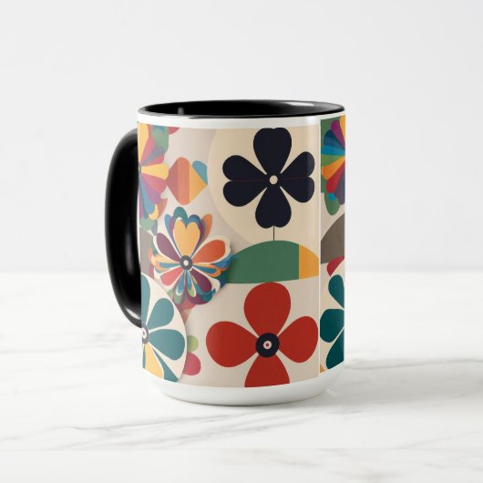 Mug Belle Couleur Fleurs Coffee Cup (Devant gauche)