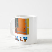 Mug Belle couleur Riomaggiore Cinque Terre Italie (Devant gauche)