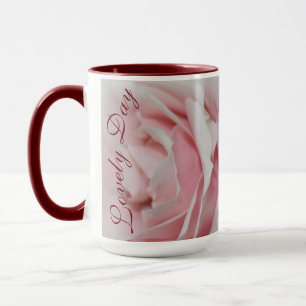 Mug Belle Coupe de café Rose rose de jour