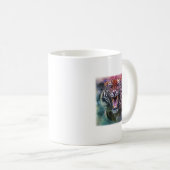 Mug Belle croissance Tigre Bengale Tigre photo visage (Devant droit)