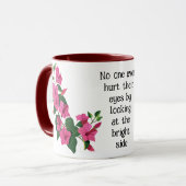 Mug Belle Customisée Floral Magic Spécialité (Devant gauche)