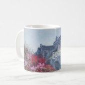 Mug Belle Ecosse Édimbourg Château des beaux-arts (Devant gauche)