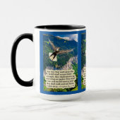 Mug Belle Écriture d'aigle Isaïe 40:31 (Gauche)