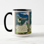 Mug Belle Écriture d'aigle Isaïe 40:31 (Gauche)