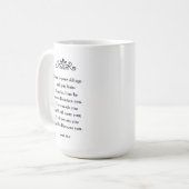 Mug Belle Écriture Encourageante Bible Verse Isaiah (Devant gauche)
