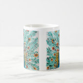 Mug Belle émeraude vert turquoise Peacock (Centre)