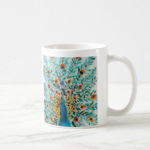 Mug Belle émeraude vert turquoise Peacock