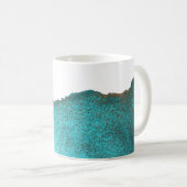 Mug Belle Encre Abstraite Turquoise Or Arche (Devant droit)