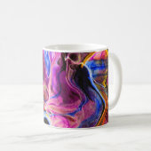 Mug Belle et colorée Marbre Abstrait Design (Devant droit)
