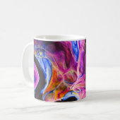 Mug Belle et colorée Marbre Abstrait Design (Devant gauche)