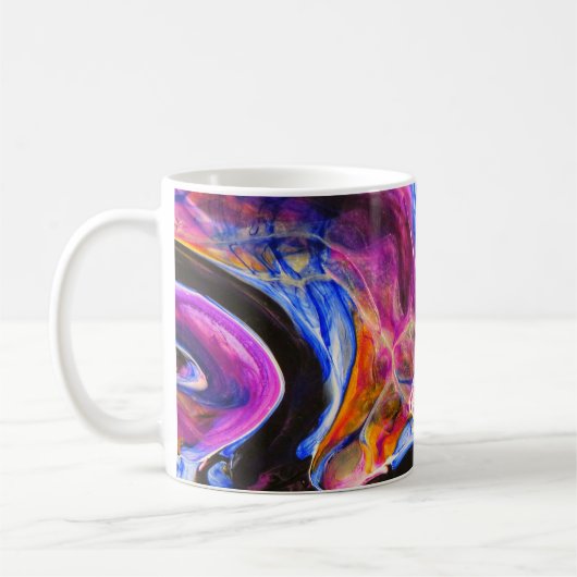 Mug Belle et colorée Marbre Abstrait Design (Gauche)