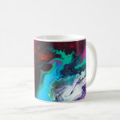 Mug Belle et colorée Marbre Abstrait Design (Devant droit)