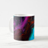 Mug Belle et colorée Marbre Abstrait Design (Devant gauche)