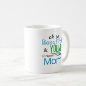 Mug Belle et jeune maman (Devant droit)