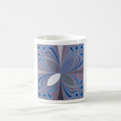Mug Belle étonnante Papillon bleu doux couleurs Art (Centre)