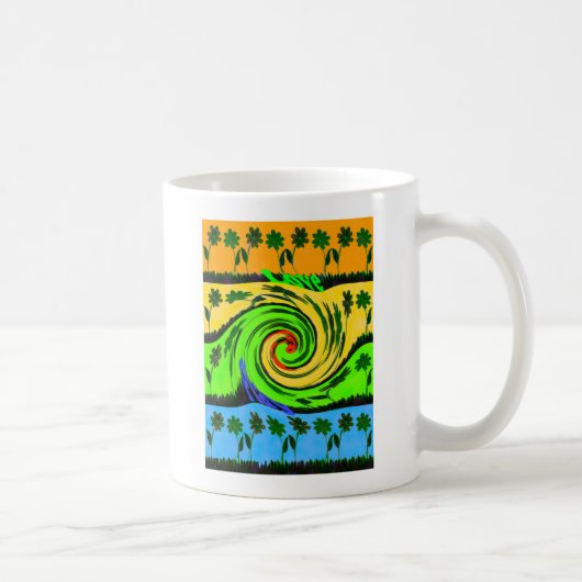 Mug Belle Extraordinaire vague d'été vague de couleurs (Droite)