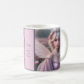 Mug Belle fée de juin en Rose (Devant droit)