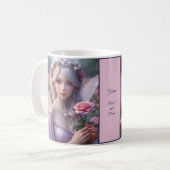Mug Belle fée de juin en Rose (Devant gauche)