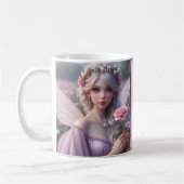 Mug Belle fée de juin en Rose (Gauche)