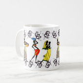 Mug Belle femme amérindienne beauté & culture (Devant gauche)