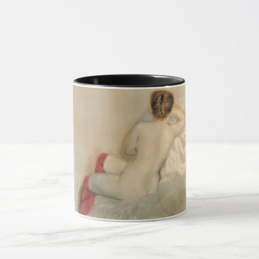 Mug Belle Femme avec Red Stockings (Centre)