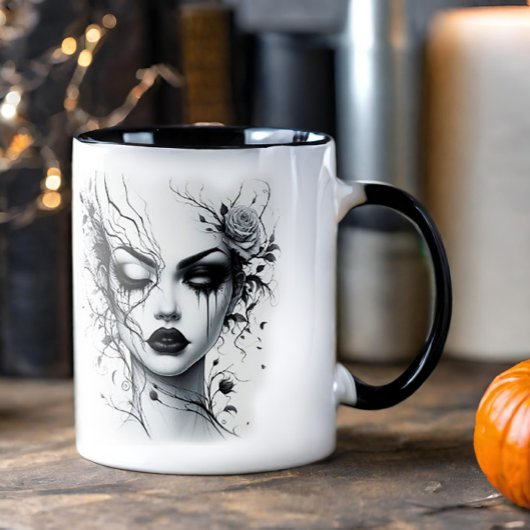 Mug Belle femme gothique