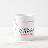 Mug Belle femme illustration de mode marque (Centre)