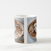 Mug Belle femme Latte Art (Centre)
