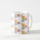 Mug belle femme line art (Devant droit)