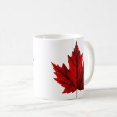 Mug Belle feuille d'érable d'automne (Devant droit)
