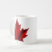 Mug Belle feuille d'érable d'automne (Devant gauche)