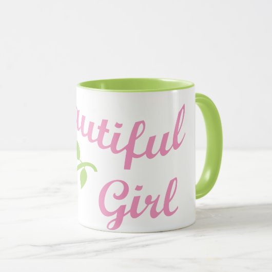Mug Belle fille (Devant droit)