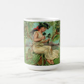 Mug Belle fille avec Shamrock (Centre)