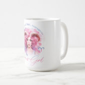 Mug Belle Fille Bélier Avec Traits (Devant droit)