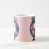 Mug Belle Fille d'Anime Couronnée de Fleurs (Centre)