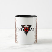 Mug Belle Fille d'anime Florale – Esthétique Pastel Do (Centre)